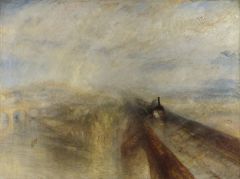 Joseph Mallord William Turner (1775-1851) - Pluie, Vapeur et Vitesse, Le Grand Chemin de fer de l‘Ouest (1844)