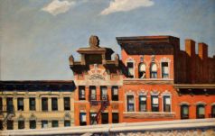 Edward Hopper (1882-1967) From Williamsburg Bridge (1928)