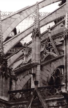 Luc Dartois 1998 - Paris, Notre-dame (detail)
