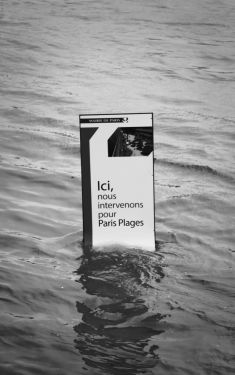 Luc Dartois 2016 - Paris inondations, "Ici nous intervenons pour Paris-Plages"