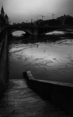 Luc Dartois 2016 - Paris inondations, pont Notre-Dame