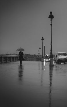 Luc Dartois 2018 - Paris sous la pluie, pont de la Concorde