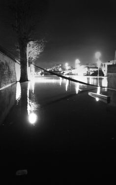 Luc Dartois 2018 - Paris la nuit inondations, Quais de Seine sous les eaux (2)