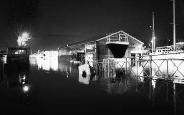 Luc Dartois 2018 - Paris la nuit inondations, Marina