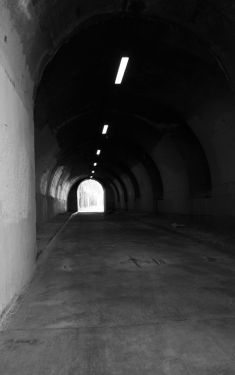 Luc Dartois 2020 - Paris sous confinement, Tunnel du Pont du Carrousel