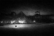 Luc Dartois 2021 - La dernière lumière - Token noir, dessin numérique