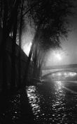 Luc Dartois 2008 - Paris la nuit sous la pluie, brume de nuit (pont d‘Iena)