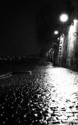 Luc Dartois 2008 - Paris la nuit sous la pluie, les Quais