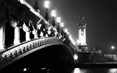 Luc Dartois 2009 - Paris la nuit, pont Alexandre III (2)