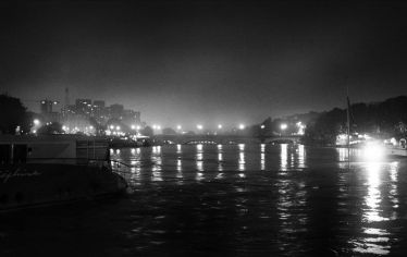 Luc Dartois 2016 - Paris la nuit inondations, pont d‘Iéna
