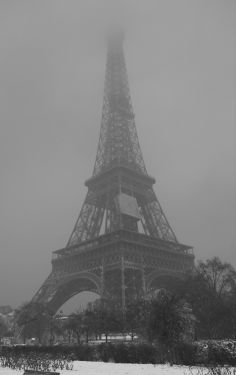 Luc Dartois 2018 - Paris sous la neige, Tour Eiffel