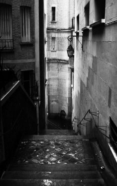 Luc Dartois 2019 - Paris sous la pluie, Rue des Eaux (4)