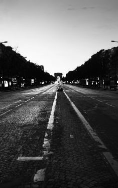 Luc Dartois 2020 - Paris sous confinement, Avenue des Champs Elysées