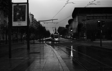 Luc Dartois 2020 - Paris sous la pluie, Boulevard Lefebvre (2)