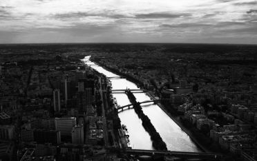 Luc Dartois 2020 - Paris, vue de la Tour Eiffel, La Seine