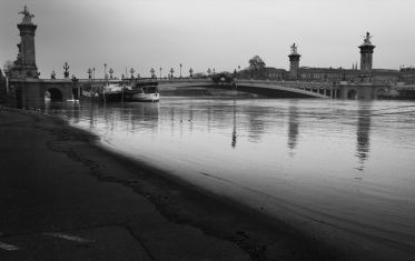 Luc Dartois 2021 - Paris inondations, pont Alexandre III